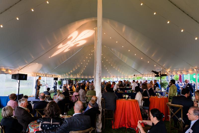 Tent at Toast to Tocqueville